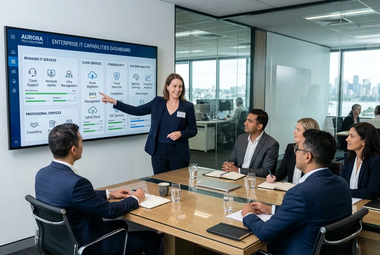 ParagonIT technology capabilities overview — managed IT, cloud, cybersecurity and AI services for Australian businesses