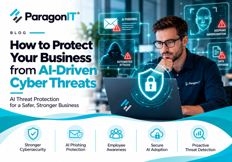 how to protect your business form ai driven cyber security threats by paragon it - melbourne sydney brisbane canberra adelaide australia